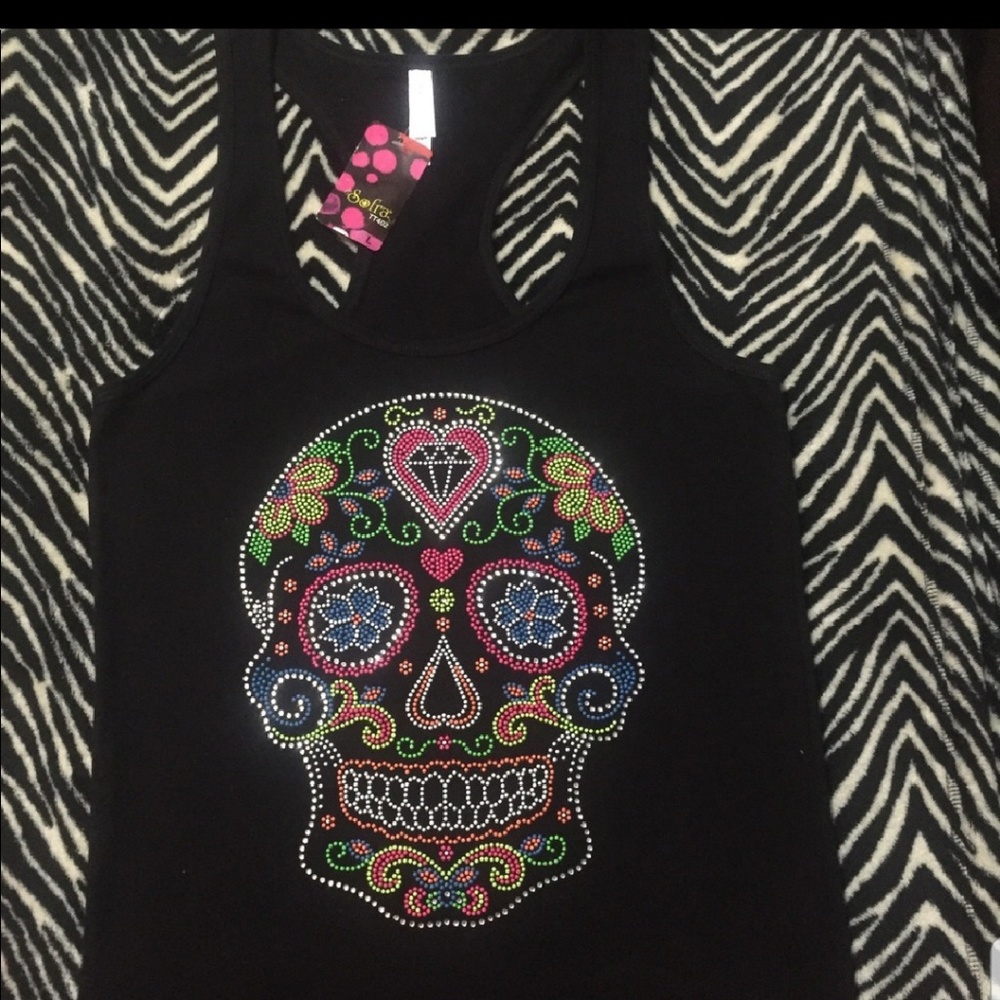 Skull tank top